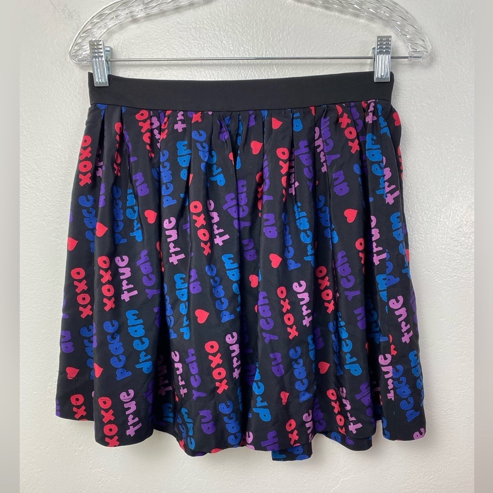 Amanda Uprichard Silk Graphic Mini Multicolor Summer Women’s Small